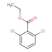 Chemical structure of ethyl 2,6-dichlorobenzoate - CSSB00000170269