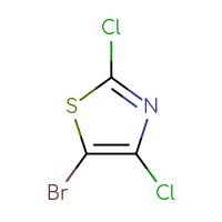 Chemical structure of 5-bromo-2,4-dichloro-1,3-thiazole - CSSB00010238702
