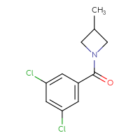Chemical structure of 1-(3,5-dichlorobenzoyl)-3-methylazetidine - CSSB00088371980