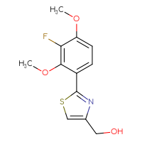 Chemical structure of [2-(3-fluoro-2,4-dimethoxyphenyl)-1,3-thiazol-4-yl]methanol - CSSB13531324544