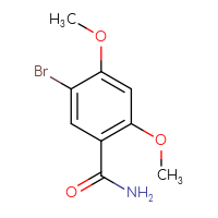 Chemical structure of 5-bromo-2,4-dimethoxybenzamide - CSSB00015944192