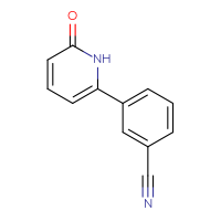 Chemical structure of 3-(6-oxo-1,6-dihydropyridin-2-yl)benzonitrile - CSSB00012003580