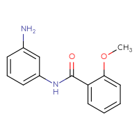 Chemical structure of N-(3-aminophenyl)-2-methoxybenzamide - CSSB00000489718