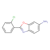 Chemical structure of 2-(2-chlorophenyl)-1,3-benzoxazol-6-amine - CSSB00000415876