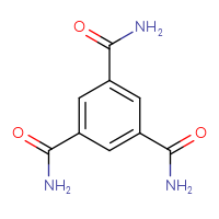 Chemical structure of benzene-1,3,5-tricarboxamide - CSSB00010591718