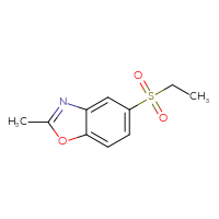 Chemical structure of 5-(ethanesulfonyl)-2-methyl-1,3-benzoxazole - CSSB00000018217