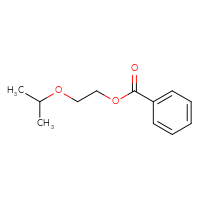 Chemical structure of 2-(propan-2-yloxy)ethyl benzoate - CSSB00000006675