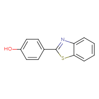 Chemical structure of 4-(1,3-benzothiazol-2-yl)phenol - CSSB00000258261