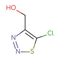 Chemical structure of (5-chloro-1,2,3-thiadiazol-4-yl)methanol - CSSB00000246455