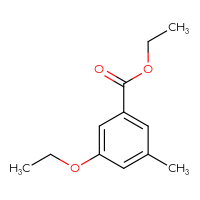 Chemical structure of ethyl 3-ethoxy-5-methylbenzoate - CSSB00011093813