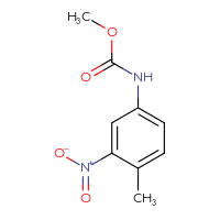 Chemical structure of methyl N-(4-methyl-3-nitrophenyl)carbamate - CSSB00011256748