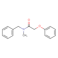 Chemical structure of N-benzyl-N-methyl-2-phenoxyacetamide - CSSB00000000798