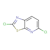 Chemical structure of 2,5-dichloro-[1,3]thiazolo[5,4-b]pyridine - CSSB00010135934