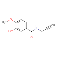 Chemical structure of 3-hydroxy-4-methoxy-N-(prop-2-yn-1-yl)benzamide - CSSB00012605968