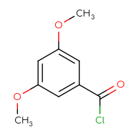 Chemical structure of 3,5-dimethoxybenzoyl chloride - CSSB00000210871