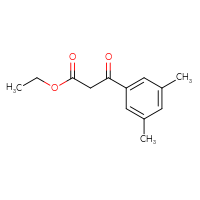 Chemical structure of ethyl 3-(3,5-dimethylphenyl)-3-oxopropanoate - CSSB00012339394