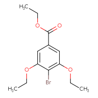 Chemical structure of ethyl 4-bromo-3,5-diethoxybenzoate - CSSB00020636151