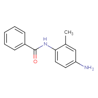 Chemical structure of N-(4-amino-2-methylphenyl)benzamide - CSSB00000489805