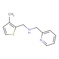 Chemical structure of [(3-methylthiophen-2-yl)methyl][(pyridin-2-yl)methyl]amine - CSSB00000200745