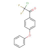 Chemical structure of 2-chloro-2,2-difluoro-1-(4-phenoxyphenyl)ethan-1-one - CSSB02200046553
