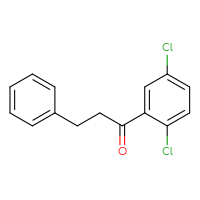 Chemical structure of 1-(2,5-dichlorophenyl)-3-phenylpropan-1-one - CSSB00020570742