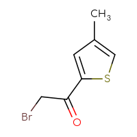 Chemical structure of 2-bromo-1-(4-methylthiophen-2-yl)ethan-1-one - CSSB00010114516