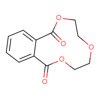 Chemical structure of 1,3,4,6,7,9-hexahydro-2,5,8-benzotrioxacycloundecine-1,9-dione - CSSB00025740480