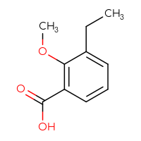 Chemical structure of 3-ethyl-2-methoxybenzoic acid - CSSB00009878276