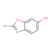 Chemical structure of 2-sulfanyl-1,3-benzoxazol-6-ol - CSSB00010511307
