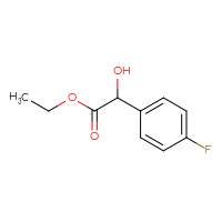 Chemical structure of ethyl 2-(4-fluorophenyl)-2-hydroxyacetate - CSSB00011213025