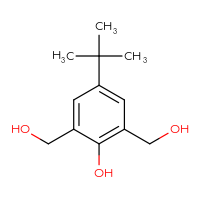 Chemical structure of 4-tert-butyl-2,6-bis(hydroxymethyl)phenol - CSSB00000023989