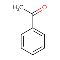 Chemical structure of 1-phenylethan-1-one - CSSB00000185851