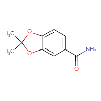 Chemical structure of 2,2-dimethyl-2H-1,3-benzodioxole-5-carboxamide - CSSB00009969330
