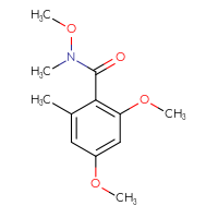 Chemical structure of N,2,4-trimethoxy-N,6-dimethylbenzamide - CSSB21151592885