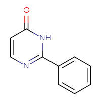 Chemical structure of 2-phenyl-3,4-dihydropyrimidin-4-one - CSSB00000748502