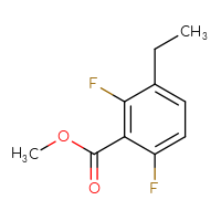 Chemical structure of methyl 3-ethyl-2,6-difluorobenzoate - CSSB00046951967