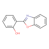 Chemical structure of 2-(1,3-benzoxazol-2-yl)phenol - CSSB00000008646