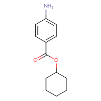 Chemical structure of cyclohexyl 4-aminobenzoate - CSSB00017313734