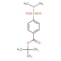 Chemical structure of tert-butyl 4-(dimethylsulfamoyl)benzoate - CSSB00008404492