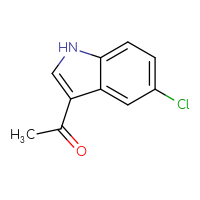Chemical structure of 1-(5-chloro-1H-indol-3-yl)ethan-1-one - CSSB00011936992