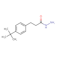 Chemical structure of 3-(4-tert-butylphenyl)propanehydrazide - CSSB00038424259