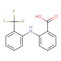 Chemical structure of 2-{[2-(trifluoromethyl)phenyl]amino}benzoic acid - CSSB00020637519