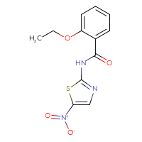 Chemical structure of 2-ethoxy-N-(5-nitro-1,3-thiazol-2-yl)benzamide - CSSB00132384505