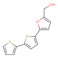 Chemical structure of (5-{[2,2'-bithiophen]-5-yl}furan-2-yl)methanol - CSSB02168712865