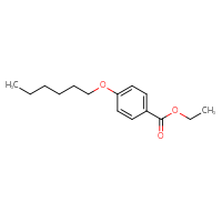 Chemical structure of ethyl 4-(hexyloxy)benzoate - CSSB00000387440