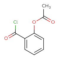 Chemical structure of 2-(carbonochloridoyl)phenyl acetate - CSSB00000211945