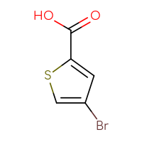 Chemical structure of 4-bromothiophene-2-carboxylic acid - CSSB00000742048
