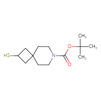Chemical structure of tert-butyl 2-sulfanyl-7-azaspiro[3.5]nonane-7-carboxylate - CSSB00111125760