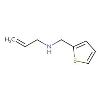 Chemical structure of (prop-2-en-1-yl)[(thiophen-2-yl)methyl]amine - CSSB00000195549