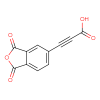 Chemical structure of 3-(1,3-dioxo-1,3-dihydro-2-benzofuran-5-yl)prop-2-ynoic acid - CSSB06360103246